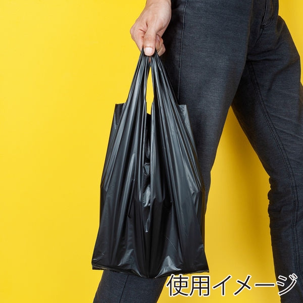 伊藤忠リーテイルリンク レジ袋 ブラック 20号サイズ 100枚入 VCJ-20B 1パック(ご注文単位10パック)【直送品】