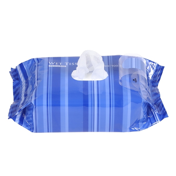 伊藤忠リーテイルリンク 除菌ウェットティッシュ アルコールタイプ 詰替用 100枚入 DPN-003 1パック(ご注文単位24パック)【直送品】