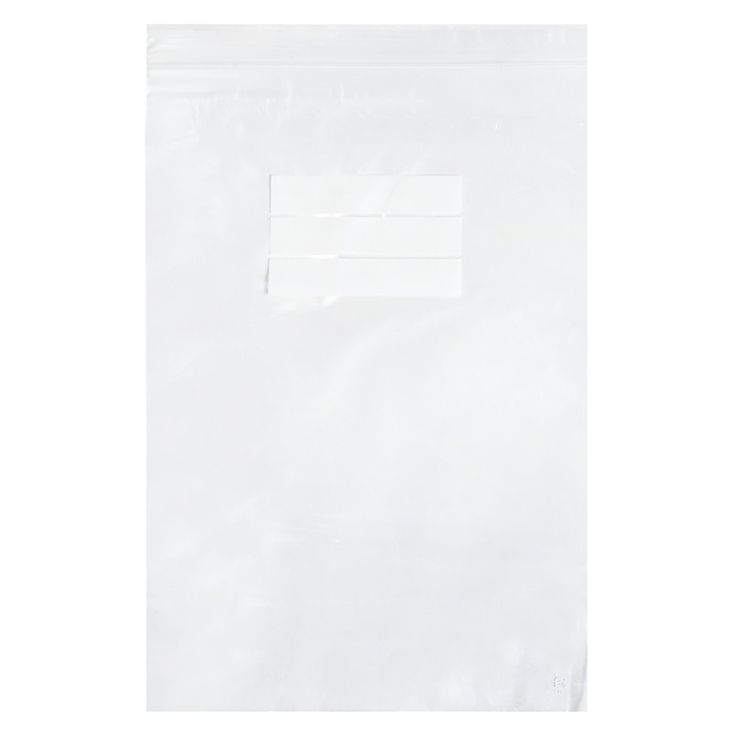 伊藤忠リーテイルリンク ポリ袋 チャック袋 マット印刷付 A4 0.04mm 100枚入 IRLM-ZBM10 1パック(ご注文単位15パック)【直送品】