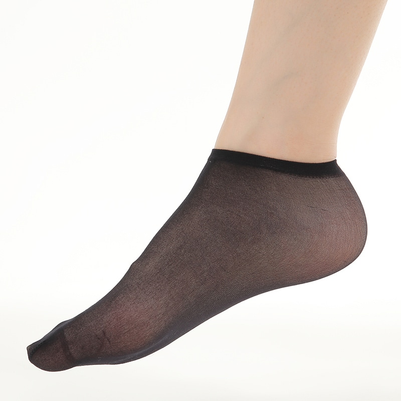 伊藤忠リーテイルリンク 試着用くるぶしストッキング ブラック 100枚入 VTSB100-B 1箱(ご注文単位50箱)【直送品】