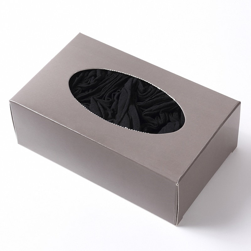 伊藤忠リーテイルリンク 試着用くるぶしストッキング ブラック 100枚入 VTSB100-B 1箱(ご注文単位50箱)【直送品】