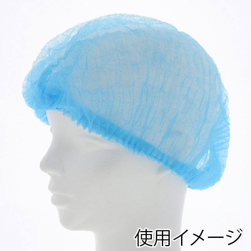 伊藤忠リーテイルリンク ヘアキャップ 棒状タイプ XCBB-2 ブルー 1袋(100本)