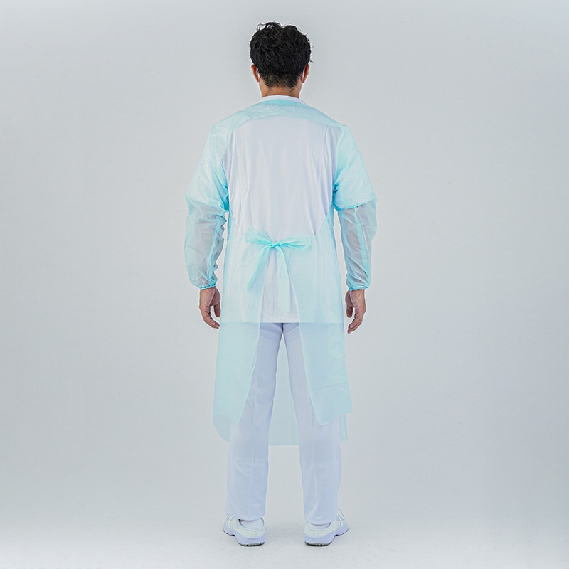 伊藤忠リーテイルリンク プラスチックガウン ゴム袖 10枚入 SHG-001 1箱(ご注文単位16箱)【直送品】