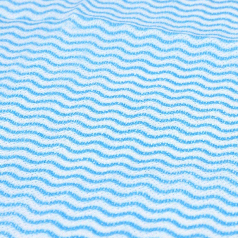 伊藤忠リーテイルリンク 抗菌カウンタークロス ハーフサイズ ブルー 100枚入 KYM-1 1パック(ご注文単位24パック)【直送品】