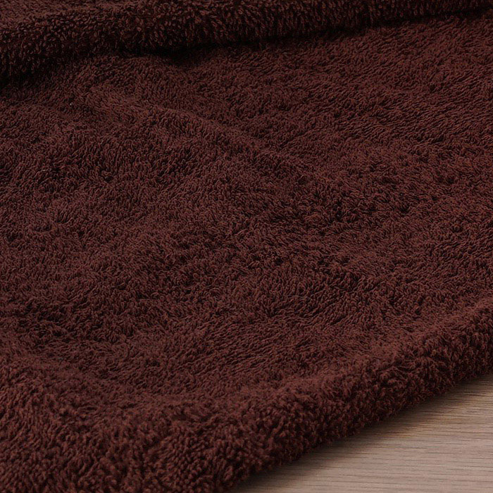 伊藤忠リーテイルリンク 業務用　スレン染め　ベッドサイズタオル ブラウン  1枚（ご注文単位30枚）【直送品】