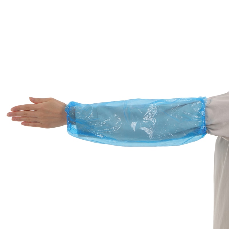 伊藤忠リーテイルリンク ポリエチレンアームカバー ブルー 100枚入 KN71220 1箱(ご注文単位20箱)【直送品】