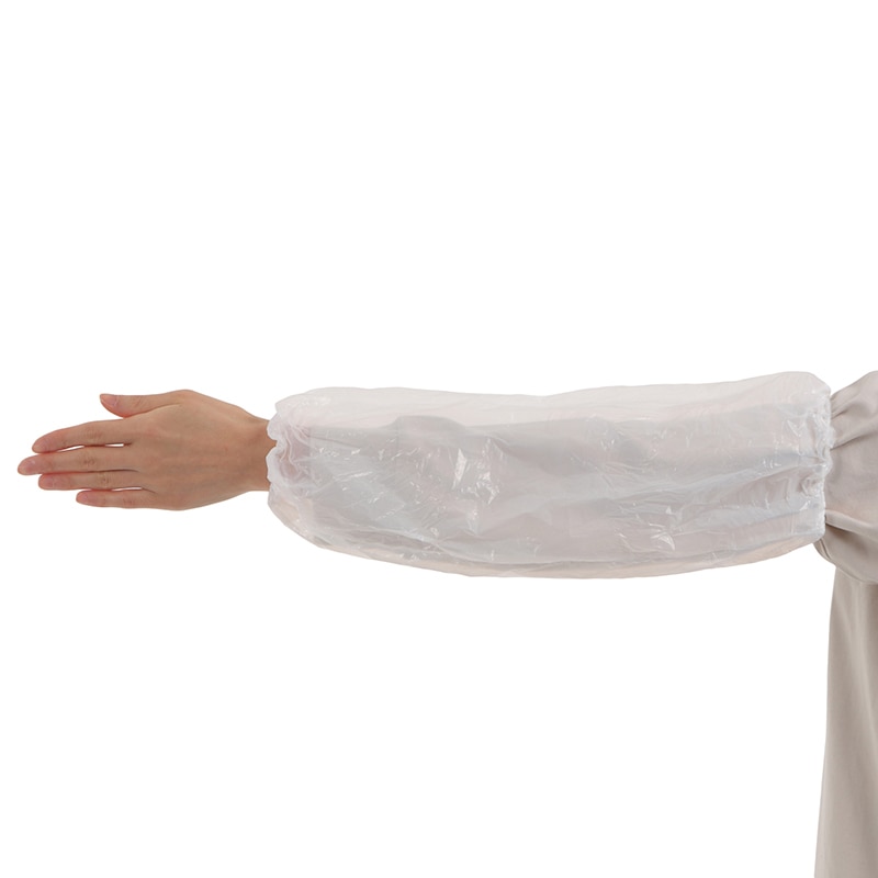 伊藤忠リーテイルリンク ポリエチレンアームカバー ホワイト 100枚入 KR53049 1箱(ご注文単位20箱)【直送品】