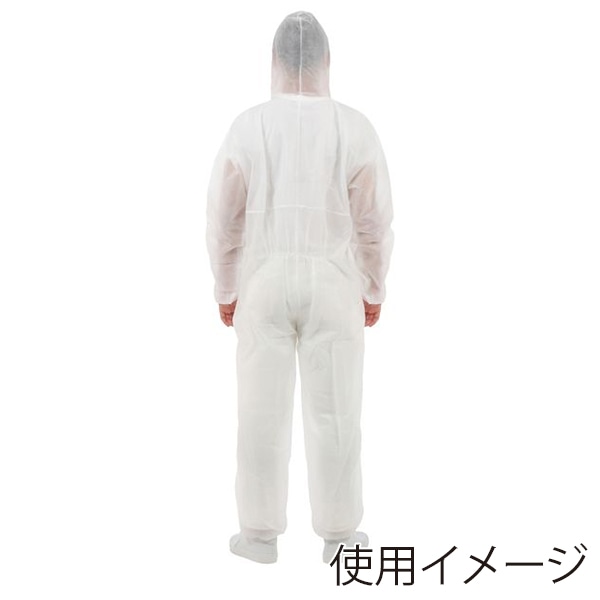 伊藤忠リーテイルリンク 不織布つなぎ服 目付45g 3L JS-004 1枚(ご注文単位50枚)【直送品】