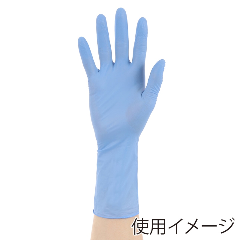 伊藤忠リーテイルリンク HDニトリル手袋 ロング アクアブルー L TF-355 1箱(ご注文単位20箱)【直送品】