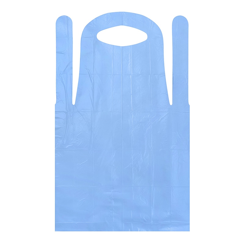 伊藤忠リーテイルリンク プラスチックエプロン ブルー 50枚 INAP01 1箱(ご注文単位20箱)【直送品】