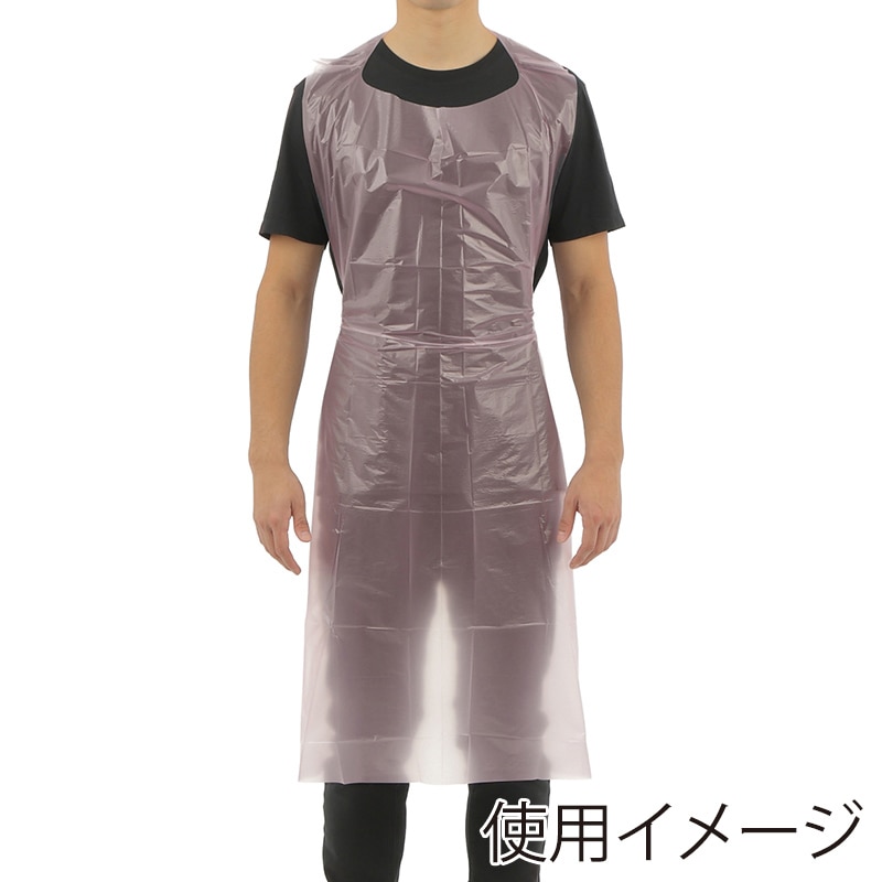 伊藤忠リーテイルリンク プラスチックエプロン ピンク 50枚 INAP02 1箱（ご注文単位20箱）【直送品】