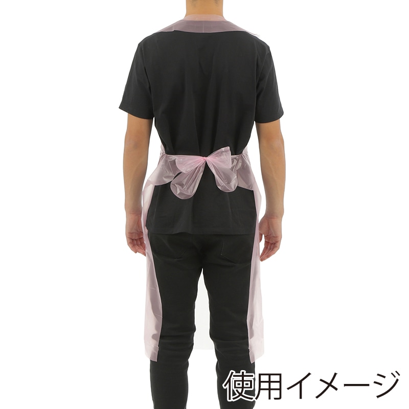 伊藤忠リーテイルリンク プラスチックエプロン ピンク 50枚 INAP02 1箱（ご注文単位20箱）【直送品】