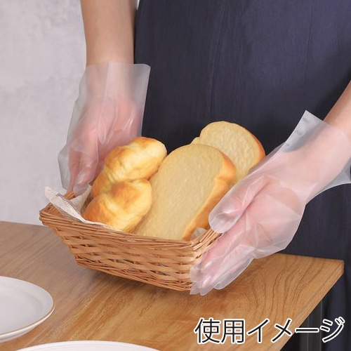 伊藤忠リーテイルリンク 厚手ポリエチレン手袋 外エンボス S 100枚入 SHG-S 1箱(ご注文単位50箱)【直送品】