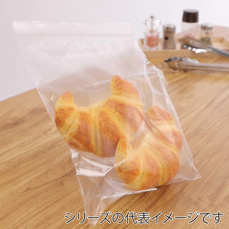 伊藤忠リーテイルリンク チャック付きポリ袋 0.04mm W60×H85mm 100枚入 CHB40-B 1袋(ご注文単位160袋)【直送品】