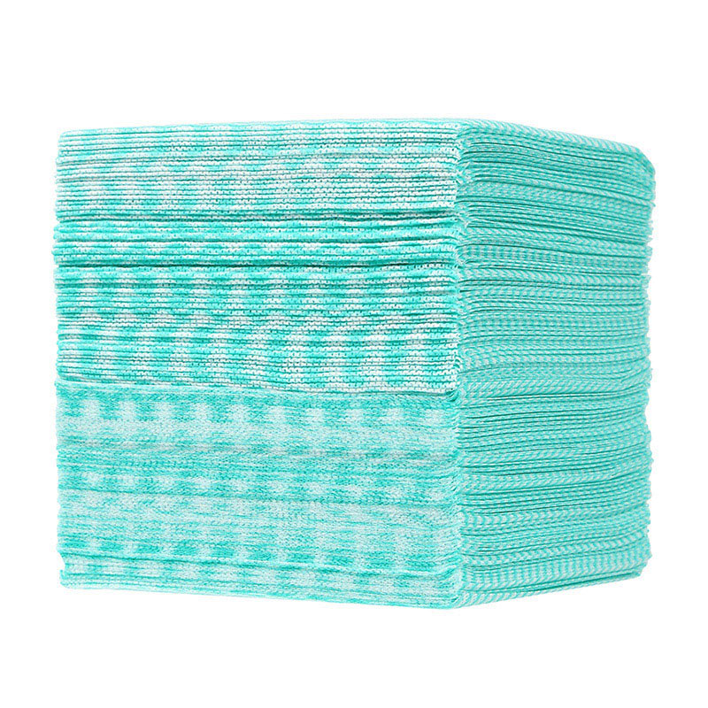 伊藤忠リーテイルリンク 薄手カウンタークロス ハーフサイズ グリーン 100枚入 TFH-4 1パック(ご注文単位24パック)【直送品】