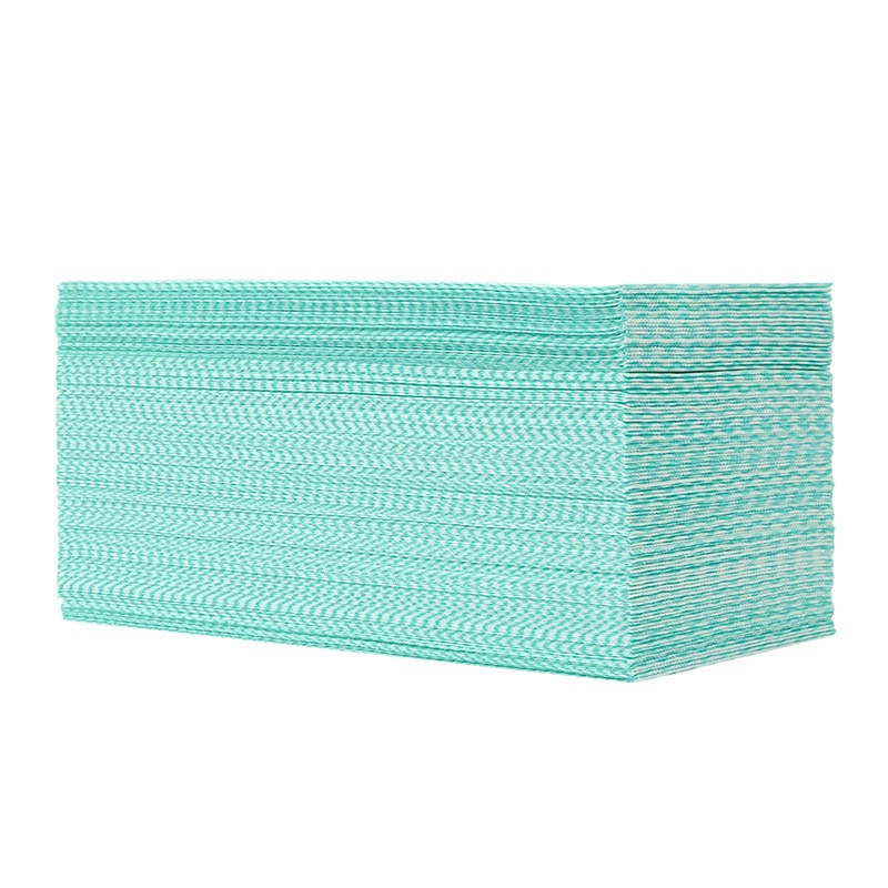 伊藤忠リーテイルリンク 薄手カウンタークロス レギュラーサイズ グリーン 100枚入 TFR-4 1パック(ご注文単位12パック)【直送品】