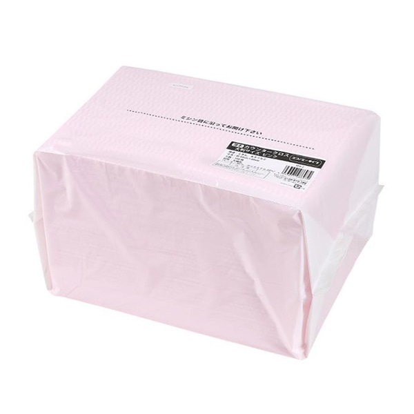 伊藤忠リーテイルリンク 薄手カウンタークロス 大判サイズ ピンク 100枚入 TFO-2 1パック（ご注文単位12パック）【直送品】