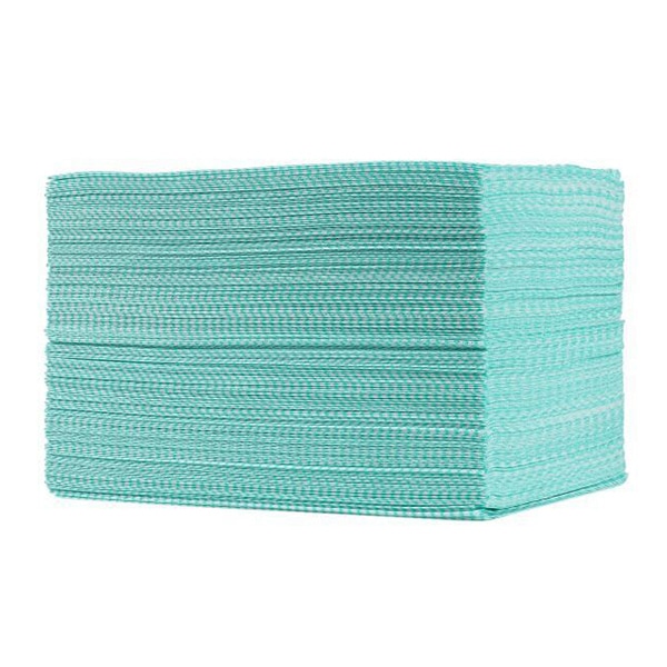 伊藤忠リーテイルリンク 薄手カウンタークロス 大判サイズ グリーン 100枚入 TFO-4 1パック(ご注文単位12パック)【直送品】