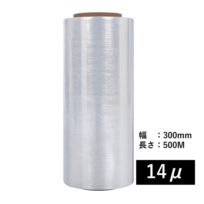 伊藤忠リーテイルリンク ストレッチフィルム 14μ 3インチ紙管 ITZD07 1巻（ご注文単位6巻）【直送品】