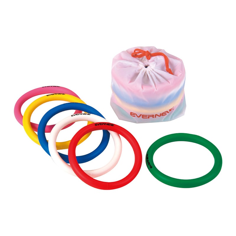 エバニュー リングバトン 6色組 EGA160 1組(ご注文単位1組)【直送品】