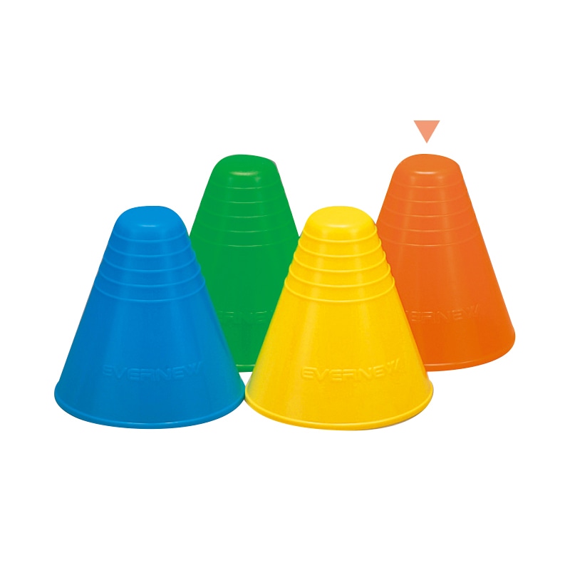 エバニュー ソフトコーナーポスト　13 オレンジ　10個入 EKA148-200 1組（ご注文単位1組）【直送品】