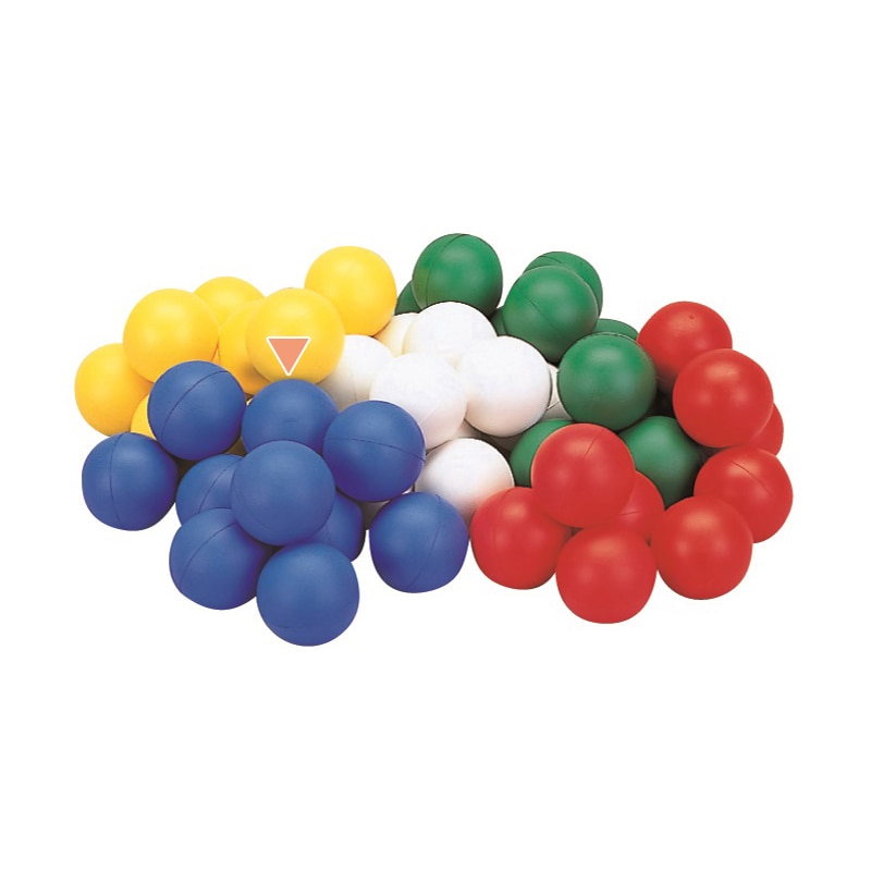 エバニュー カラー玉セット PU 青 10個入 EKA483-700 1組(ご注文単位1組)【直送品】