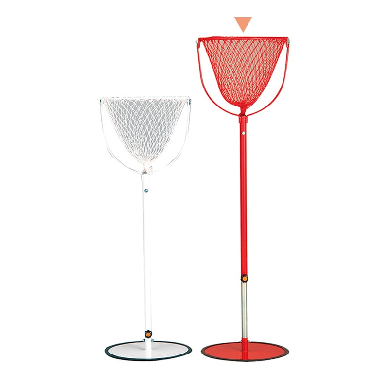 エバニュー キッズ玉入れカゴ 赤 EKA772-100 1台（ご注文単位1台）【直送品】