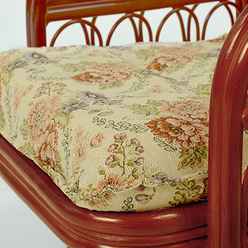 萩原 リクライニング籐回転椅子　ミドルタイプ  RZ-922 1台（ご注文単位1台）【直送品】