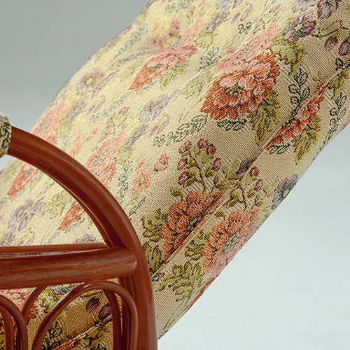 萩原 リクライニング籐回転椅子　ミドルタイプ  RZ-922 1台（ご注文単位1台）【直送品】