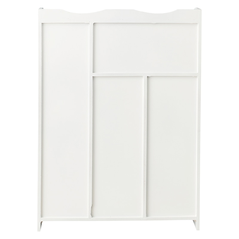 萩原 トイレラック 幅45cm ハートあり MTR-6510WH 1台(ご注文単位1台)【直送品】