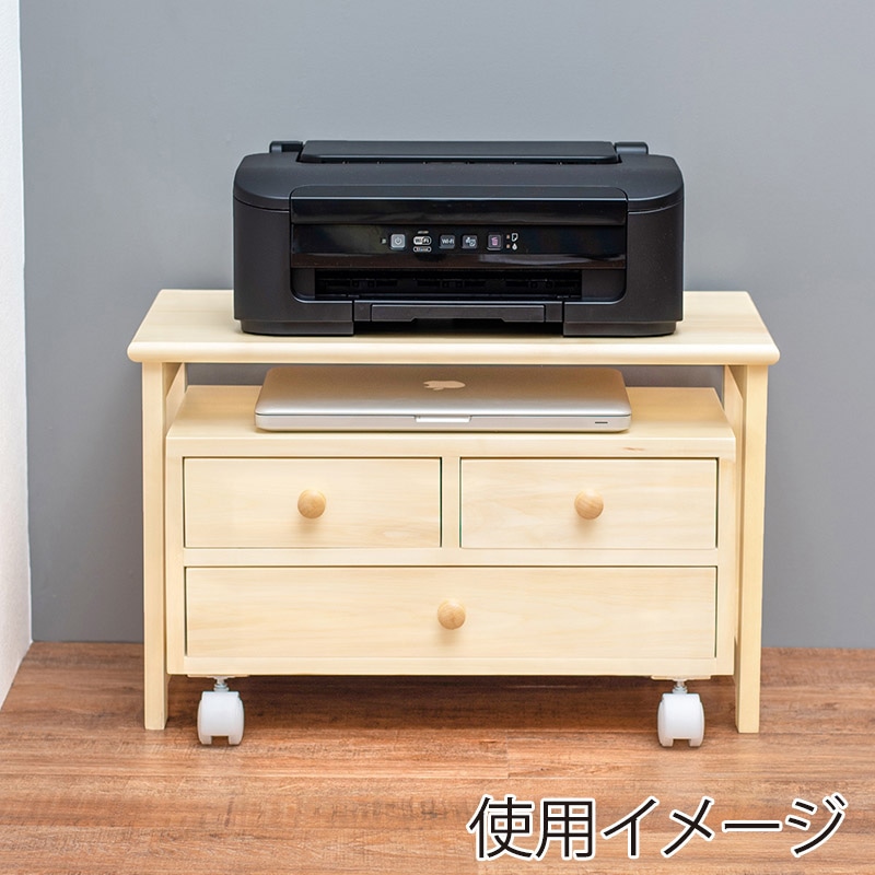 萩原 コンパクトパソコンテーブル ナチュラル MT-6070NA 1台(ご注文単位1台)【直送品】