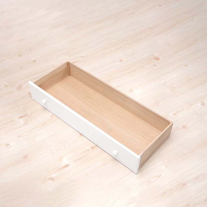 萩原 チェスト　幅87cm　引出し5杯 ホワイト MCH-6891WH 1台（ご注文単位1台）【直送品】