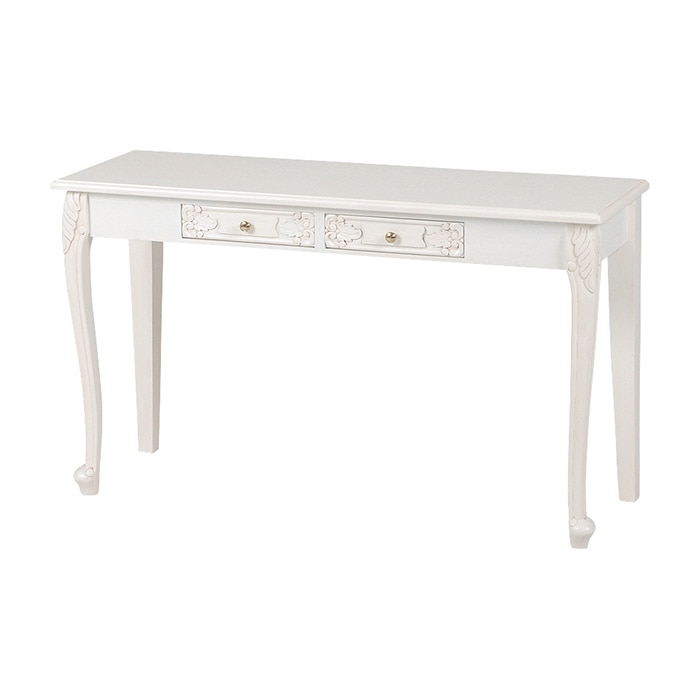 萩原 コンソールテーブル アンティークホワイト RT-1773AW 1台(ご注文単位1台)【直送品】