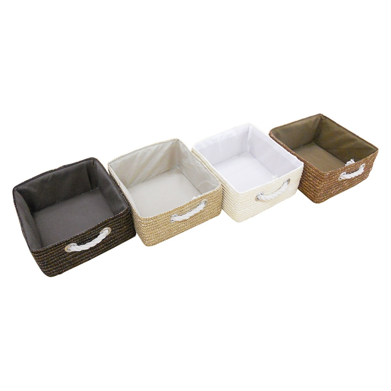 萩原 収納ボックス 引出し4杯 ナチュラル MN-5514NA 1台(ご注文単位1台)【直送品】