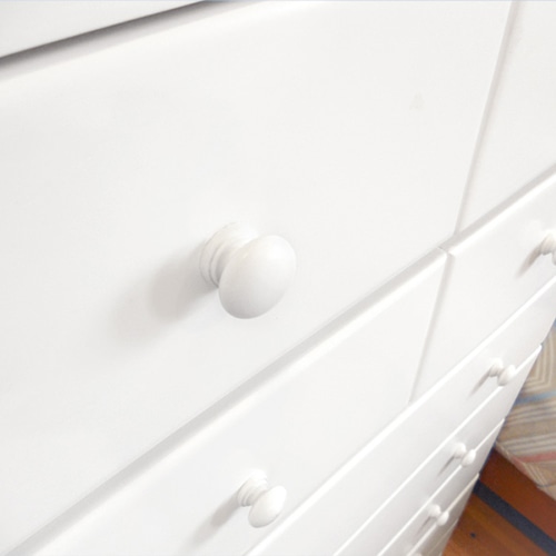 萩原 チェスト　幅87cm　引出し7杯 ホワイト MCH-6893WH 1台（ご注文単位1台）【直送品】