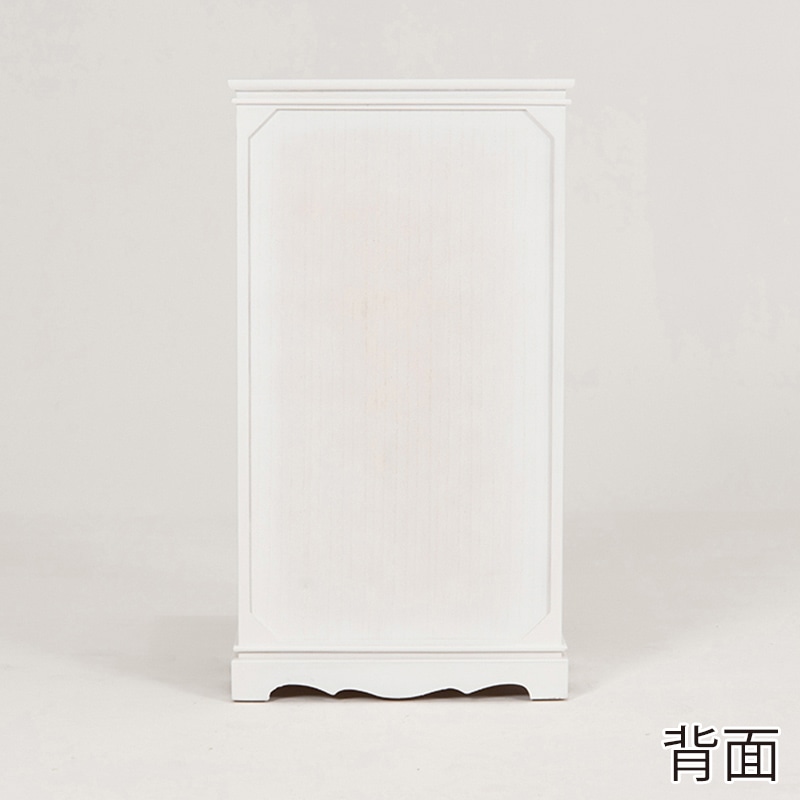 萩原 チェスト 幅50cm 4段 ホワイト MCH-6590WH 1台(ご注文単位1台)【直送品】