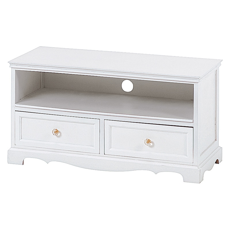 萩原 テレビ台 幅80cm ホワイト MTV-6592WH 1台(ご注文単位1台)【直送品】