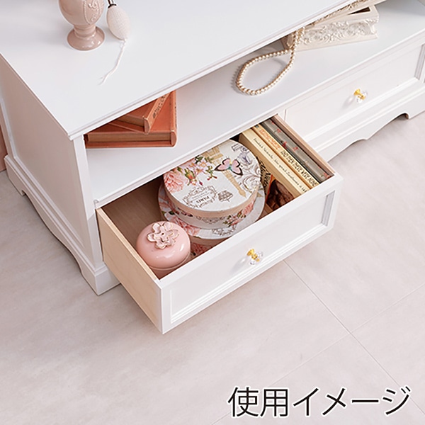 萩原 テレビ台　幅80cm ホワイト MTV-6592WH 1台（ご注文単位1台）【直送品】