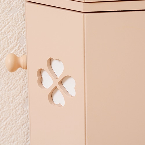 萩原 トイレラック コーナータイプ ピンク MTR-7005PI 1台(ご注文単位1台)【直送品】