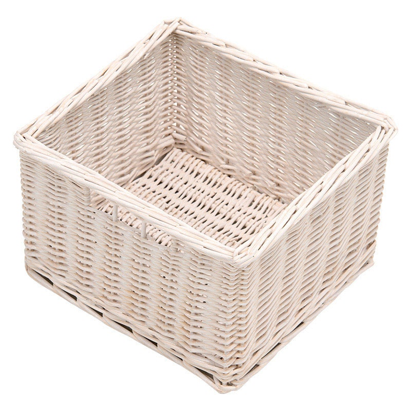 萩原 キャビネット 幅70cm バスケット4個 ホワイト MCC-5781WH 1台(ご注文単位1台)【直送品】