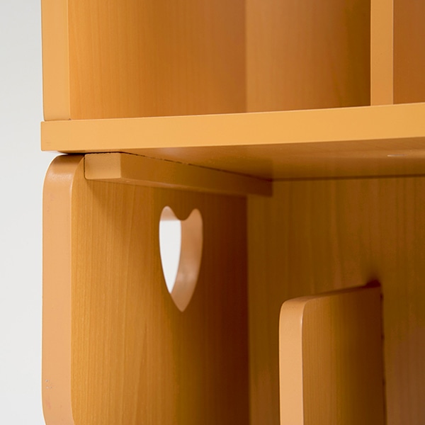 萩原 スタッキング マガジンラック 2個組 ナチュラル MM-7205NA-S2 1セット(ご注文単位1セット)【直送品】