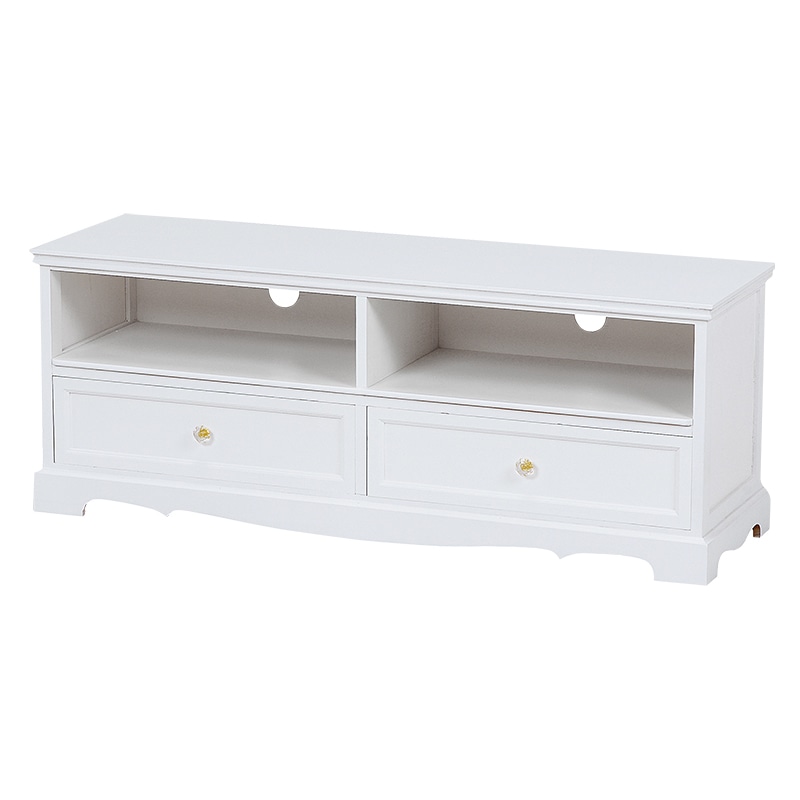 萩原 テレビ台 幅110cm ホワイト MTV-6593WH 1台(ご注文単位1台)【直送品】