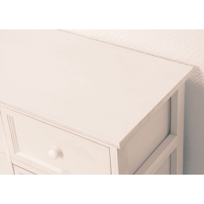 萩原 テレビ台 幅90cm アンティークホワイト 引出しタイプ MTV-5218AW 1台(ご注文単位1台)【直送品】