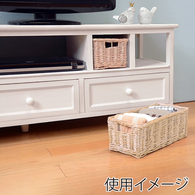 萩原 テレビ台 幅90cm アンティークホワイト 引出しタイプ MTV-5218AW 1台(ご注文単位1台)【直送品】