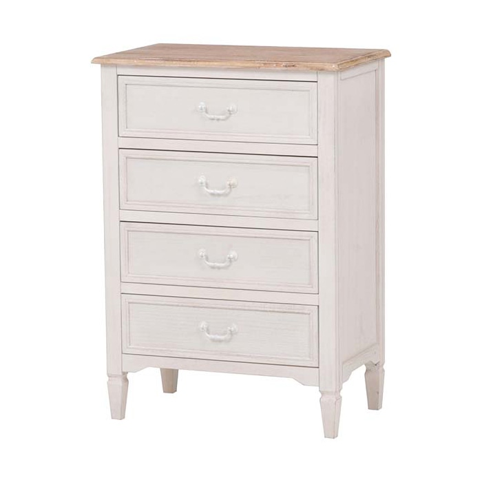 萩原 チェスト 幅60cm ホワイト MCH-7320WH 1台(ご注文単位1台)【直送品】