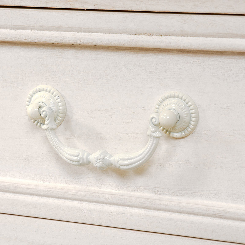 萩原 チェスト 幅80cm ホワイト MCH-7321WH 1台(ご注文単位1台)【直送品】