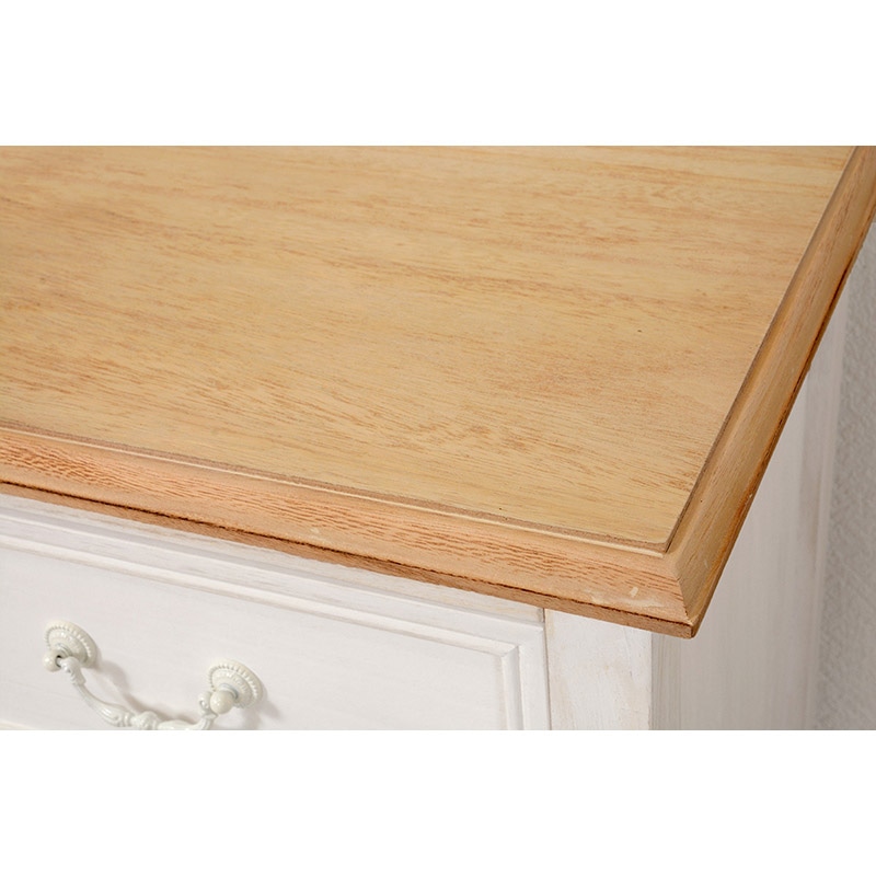 萩原 チェスト 幅80cm ホワイト MCH-7321WH 1台(ご注文単位1台)【直送品】