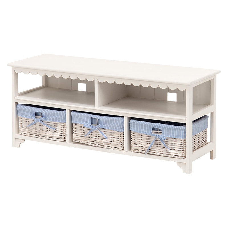 萩原 テレビ台 幅100cm ホワイト MTV-5782WH 1台(ご注文単位1台)【直送品】