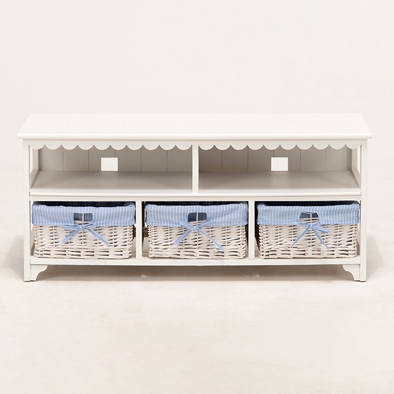 萩原 テレビ台 幅100cm ホワイト MTV-5782WH 1台(ご注文単位1台)【直送品】