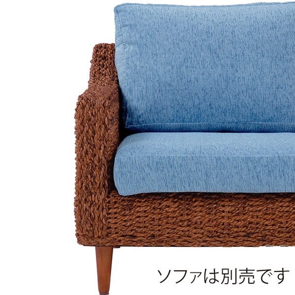 萩原 2人掛けソファー専用カバー クッションカバー スカイブルー RL-1430C-2C-BS 1台(ご注文単位1台)【直送品】